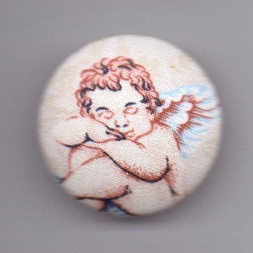 1 BOUTON**RECOUVERT DE TISSU*** ****32mm****