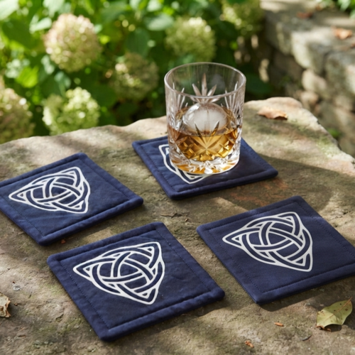 Sous tasses isolantes nœud de triquetra