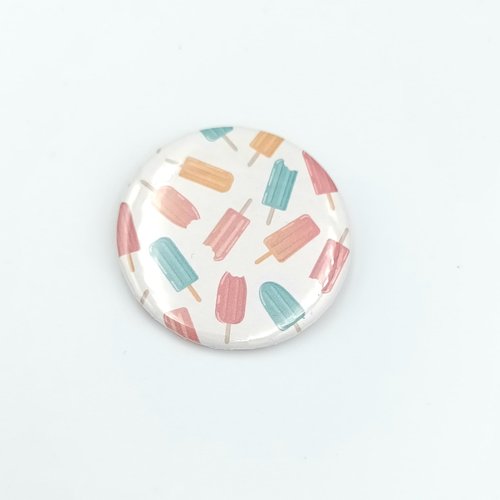 Badge glace  37 mm