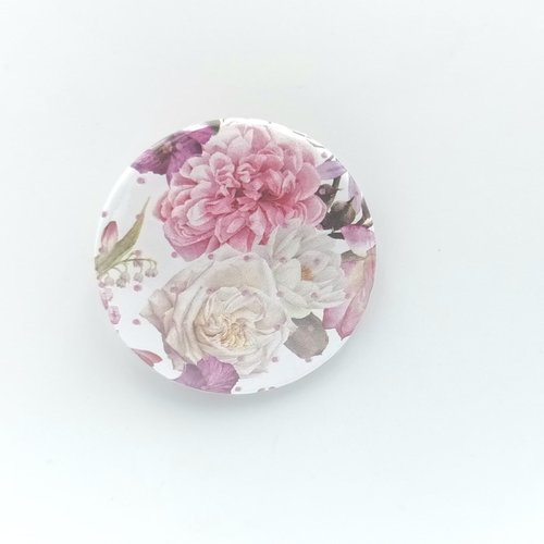 Badge roses anciennes   37 mm