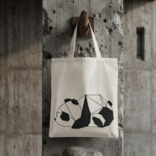 Tote-bag panda