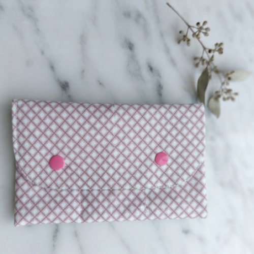 Portefeuille en tissu artisanal