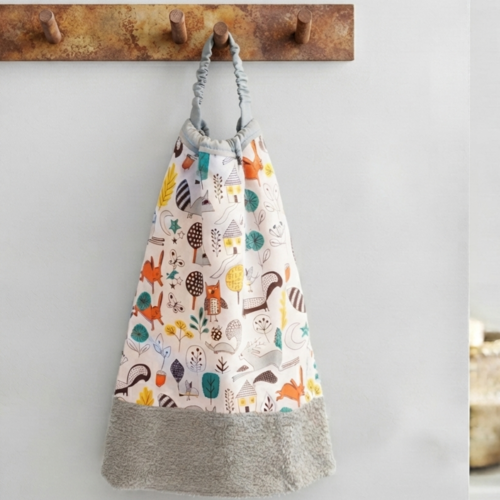 Serviette de table élastiqué en éponge et coton