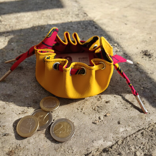Bourse en simili cuir