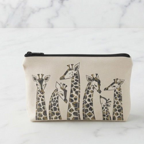 ​trousse multi-usage "famille girafe"