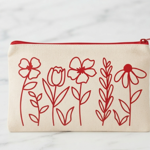 Trousse multi-usage "jardin fleuri"