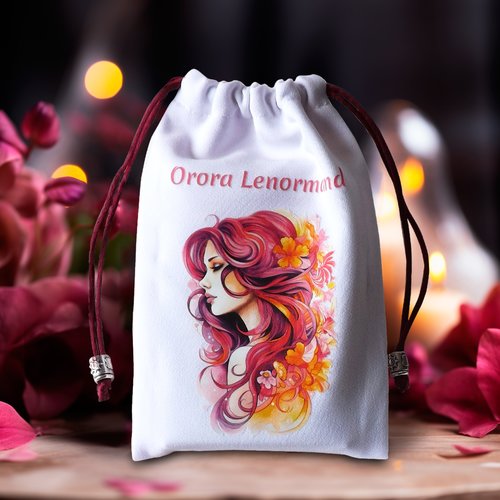 Pochon de l'oracle orora lenormand fabrication artisanal