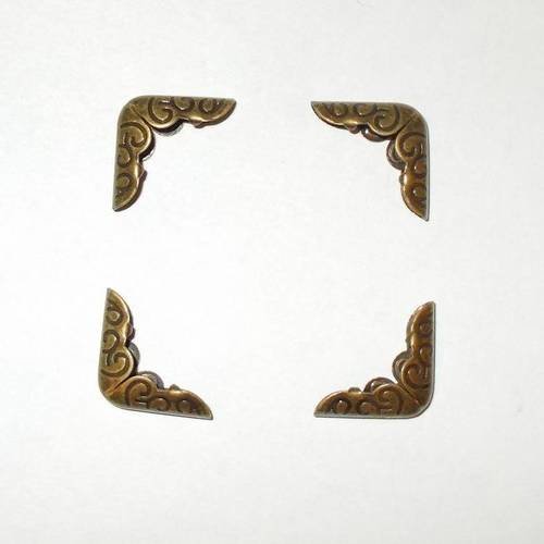 Coin de Meuble Bronze Coin de Protection Livre Coin Protecteurs en Métal Protection  Coin Meuble Metal