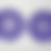 Boutons rond couleur violette 7 cm lot de 2