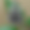 Breloque tête d'hibou couleur argentée 