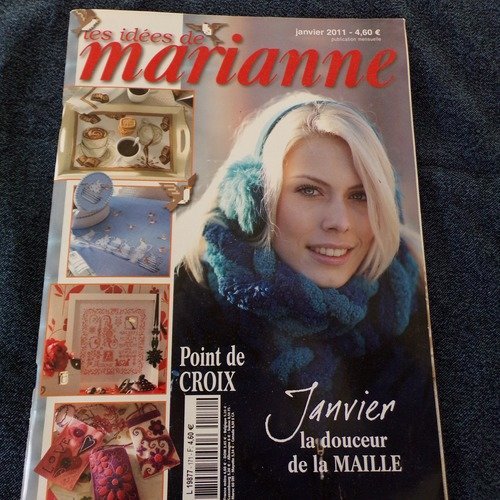 Magazine "les idées de marianne au point de croix" - n°171 - 01/2011