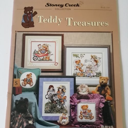 Livret point de croix- teddy treasures