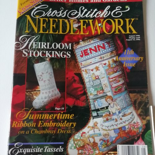 Cross stitch et needlework--août 1996