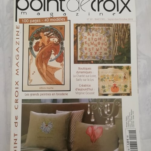Point de croix magazine, bimestriel- n° 69 - septembre /octobre 2010