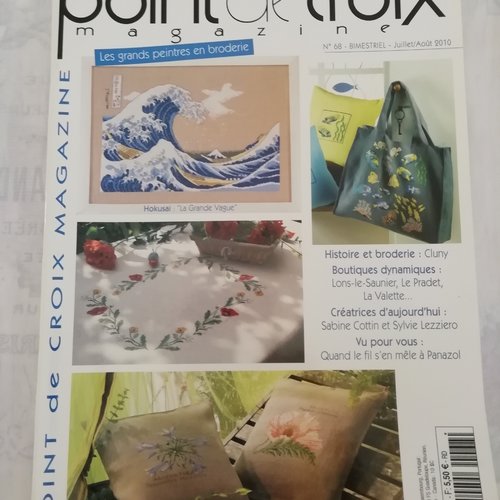 Point de croix magazine, bimestriel - n°68 - juillet /août 2010