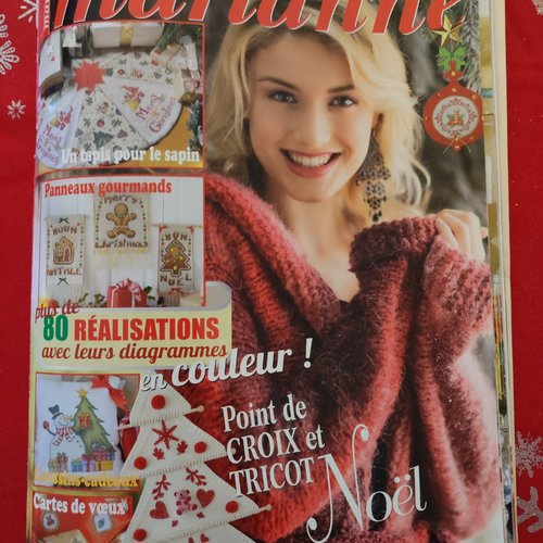 Magazine les idées de marianne au point de croix - novembre/décembre 2014