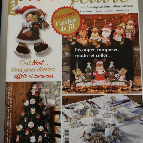 Magazine noël en feutre - bimestriel novembre/décembre 2018 n°11