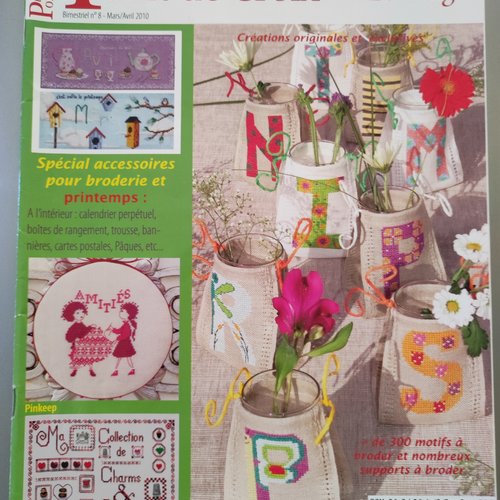 Magazine plaisir de broder au point de croix - bimestriel n°8 mars/avril 2010