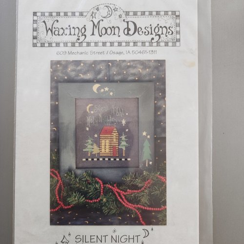 Grille point de croix silent night - waxing moon designs