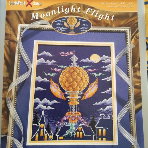 Grille point de croix moonlight flight - stitch world
