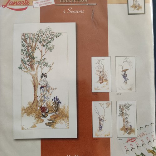 Kit point de croix lanarte - cultures collection