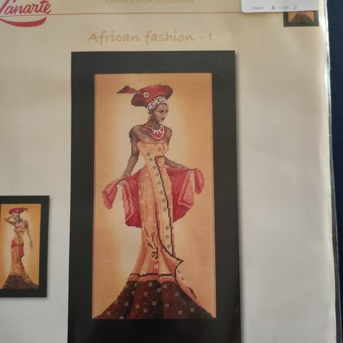 Kit point de croix lanarte - african fashion 1