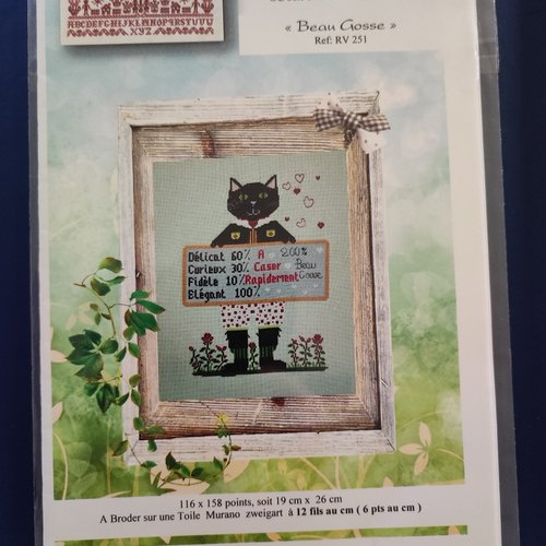 Grille point de croix ihv - beau gosse