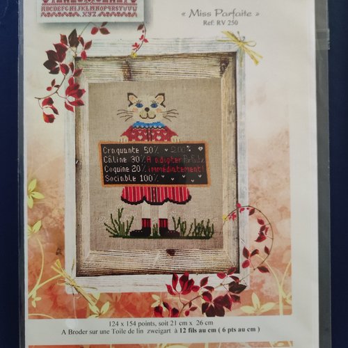 Grille point de croix ihv - miss parfaite