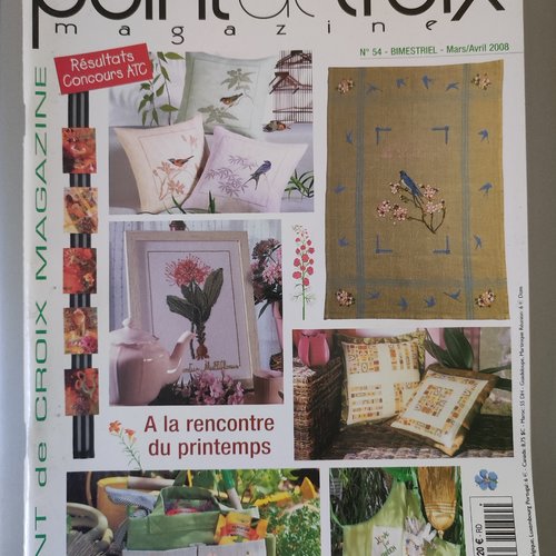 Point de croix magazine - bimestriel mars/avril 2008 - n°54