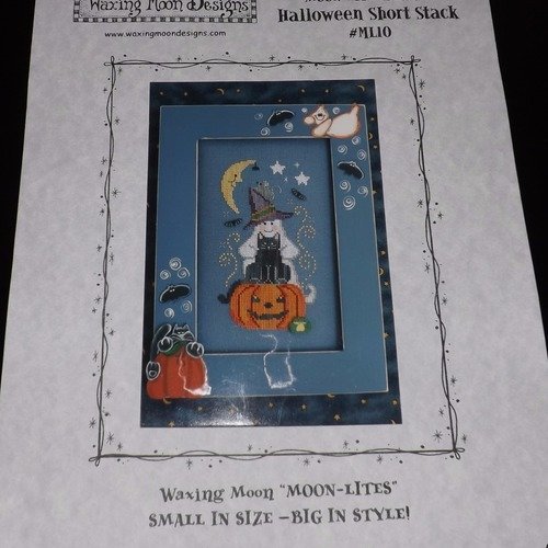 Halloween short stack - grille point compté  de waxing moon designs