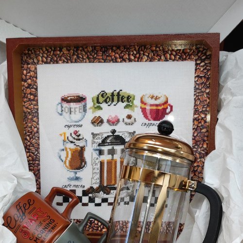 Plateau "break coffee" - produit fini - fait main