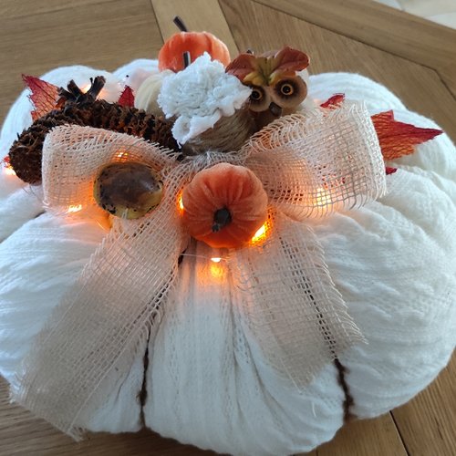 Citrouille d'automne - fait main - produit fini