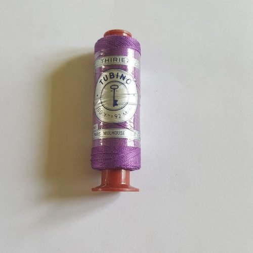 Fil coton violet (ref.2913) - thiriez - tubino 92m - n°34