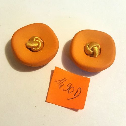 163 ANCIEN BOUTON couture orange
