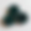 3 boutons résine bleu vert - 31mm - 25n 