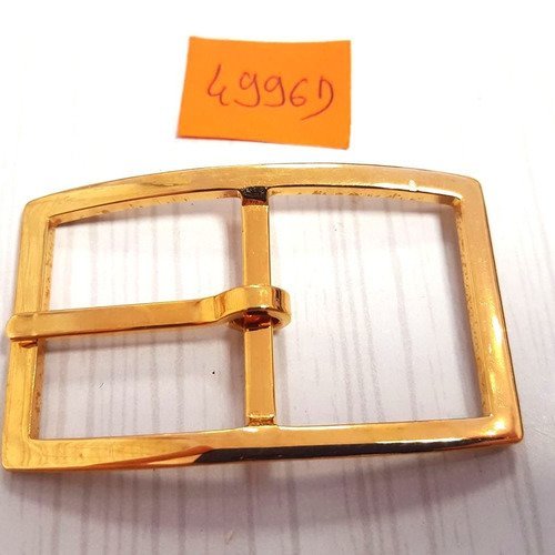 1 boucle de ceinture métal doré vintage - 50x30mm - n° 4996d