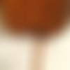 1m de cordon orange foncé - rayher - polyester - 6mm - n°200
