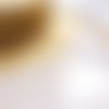 1m de chaine bille plastique - couleur doré - bille de 4mm 