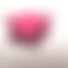 Thermocollant bulle rose - 38x46mm - ecusson à coudre - 27
