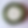 Rouleau de satin vert olive - 10mm - 22m - 5