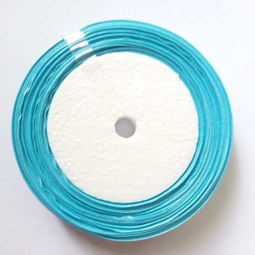 Rouleau de satin bleu clair- 16mm - 22m - 2