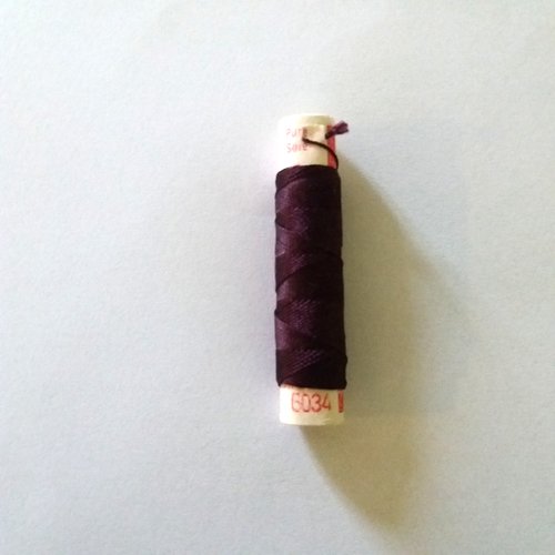 Fil de soie violet - phenix - cordonnet 8m - n°6034