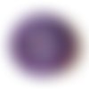 Thermocollant mandala violet - 37mm - ecusson à coudre 