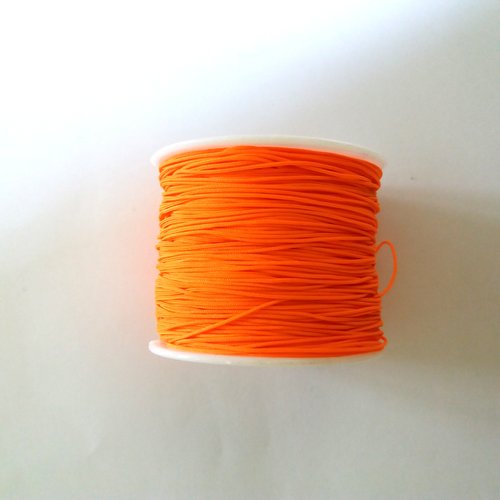 3m fil polyester orange 0.5mm - miyuki , macramé , shamballa ... 172
