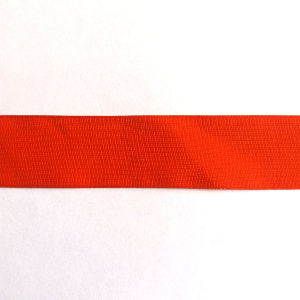2m de ruban rouge 25mm de large 471DIV polyester 
