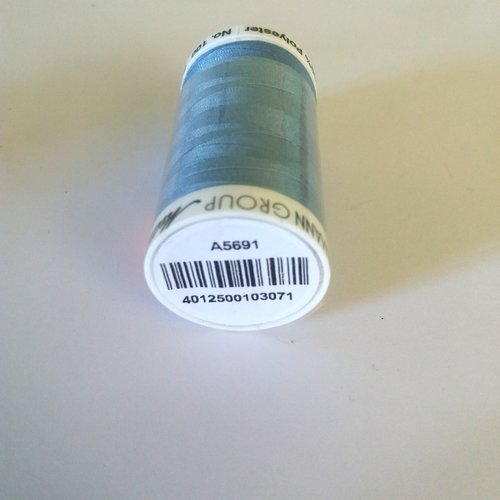 Fil a coudre - gris/bleu 0962 - tous textiles - 500m - 100% coton - mettler