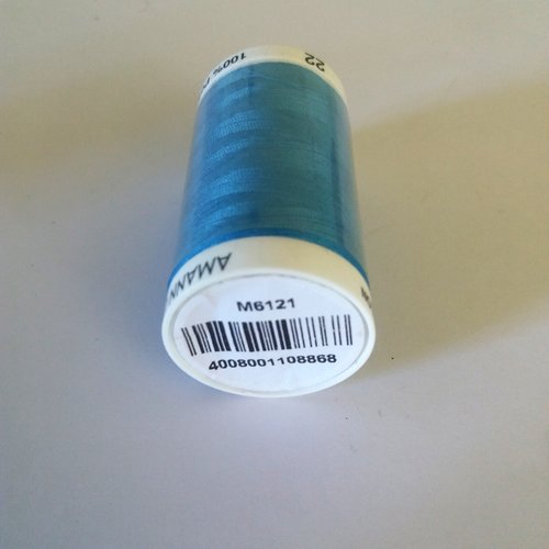 Fil a coudre - bleu 22 - tous textiles - seralon - 500m - 100% polyester - mettler