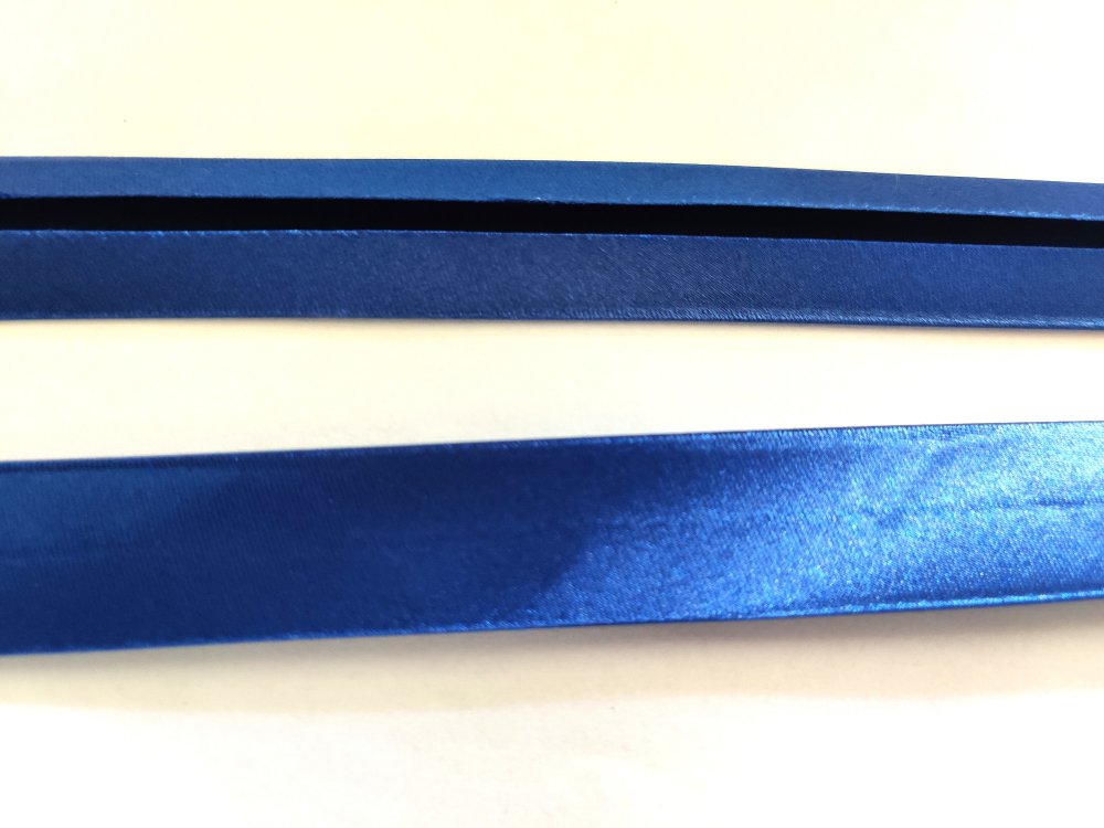 Biais Bleu Roi Uni 20mm vendu en 2 Mètres Qualité+