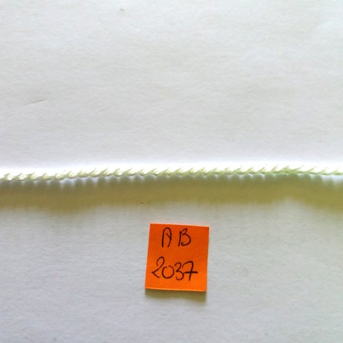 4m de cordelette ivoire - stephanoise - 4mm - 2037ab