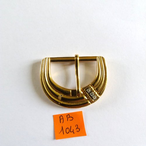 1 boucle de ceinture en métal doré - 43x33mm - ab1043
